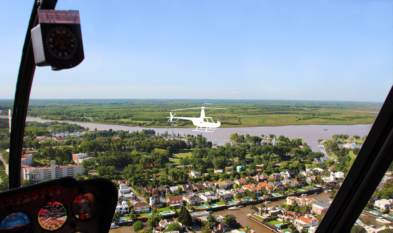 Helicopter trips Buenos Aires