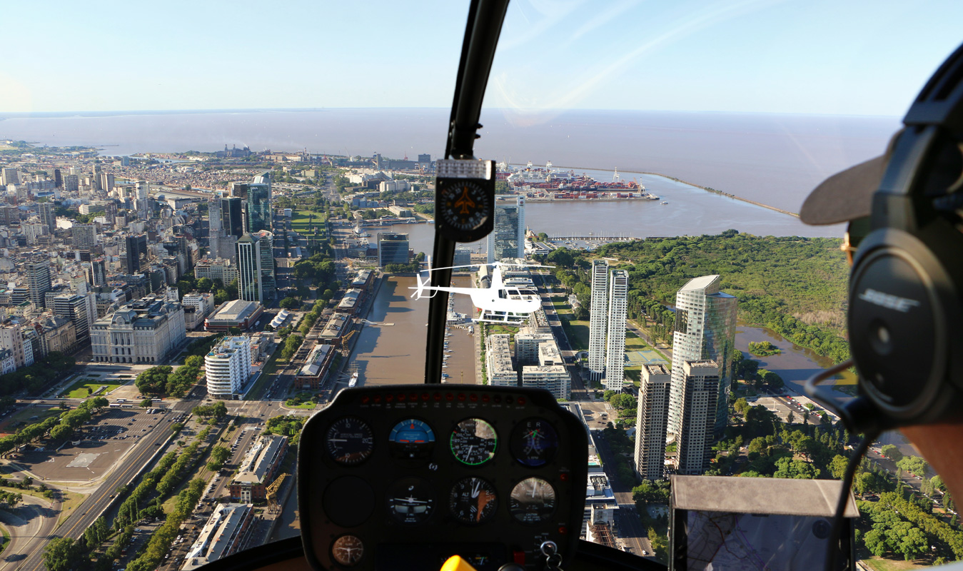 Buenos Aires em helicóptero
